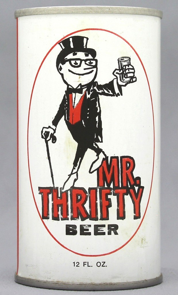 Mr. Thrifty Beer 12 Oz Tab Top Can