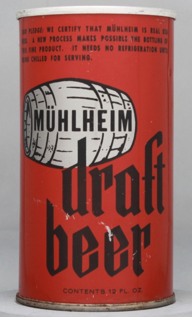 Muhlheim Draft 12 Oz Tab Top Can