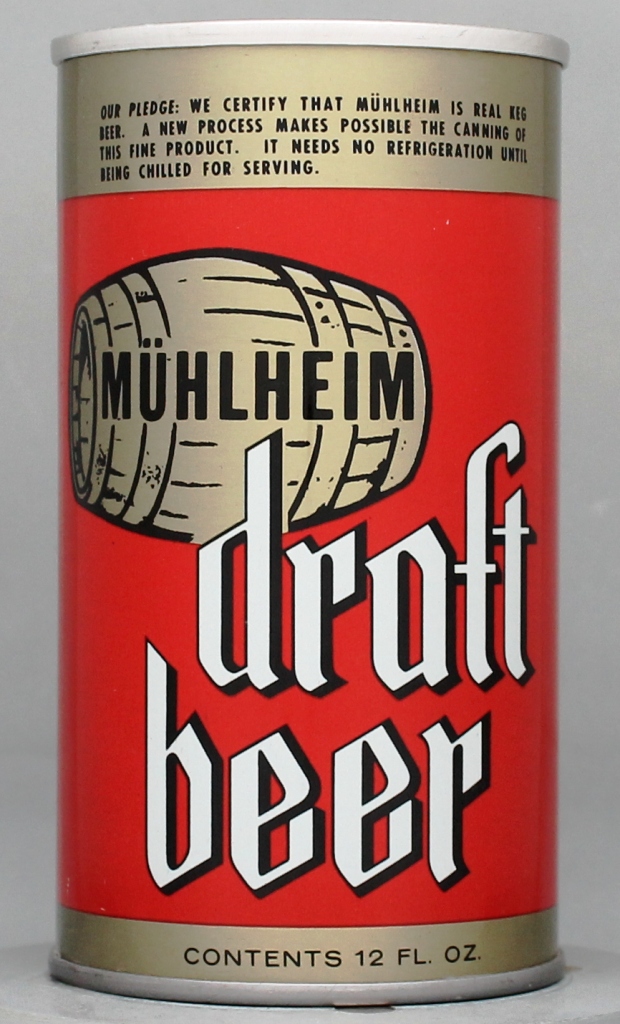 Muhlheim Draft 12 Oz Tab Top Can