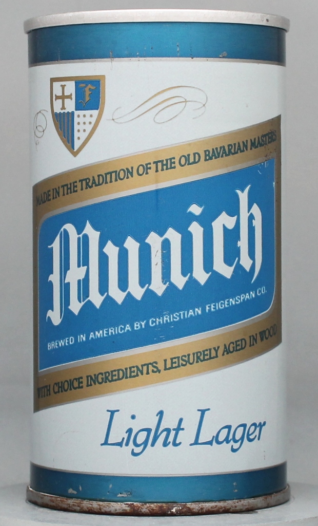 Munich Light Lager Beer 12 Oz Tab Top Can