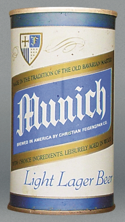 Munich Light Lager Beer 12 Oz Tab Top Can