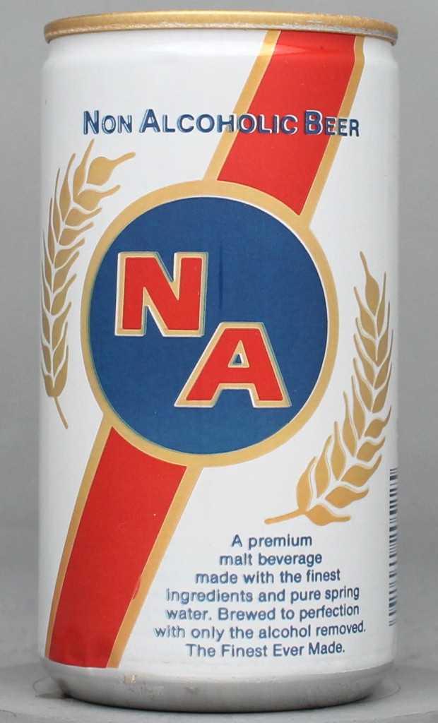 N A Non Alcoholic Near Beer 12 Oz Tab/Stay Top Can