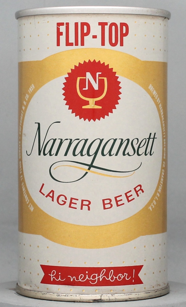 Narragansett Lager Beer 12 Oz Zip Top Can