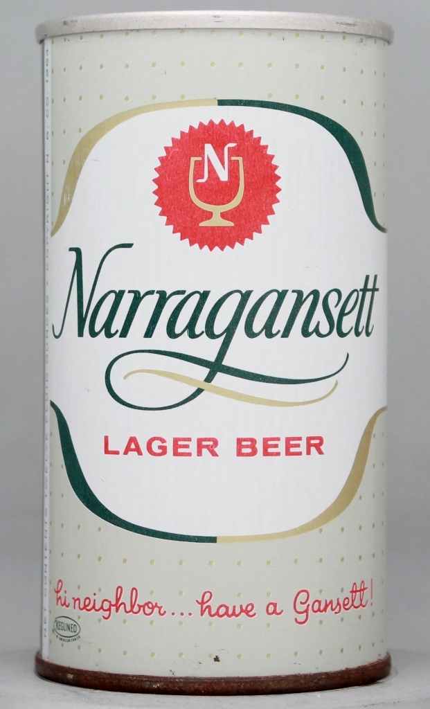 Narragansett Lager Beer 12 Oz Zip Top Can