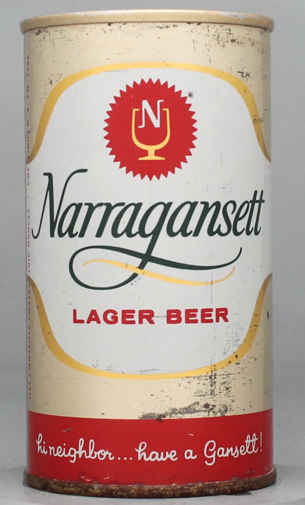 Narragansett Lager Beer 12 Oz Tab Top Can
