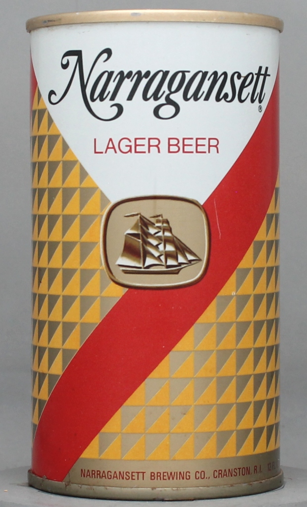 Narragansett Lager Beer 12 Oz Tab Top Can