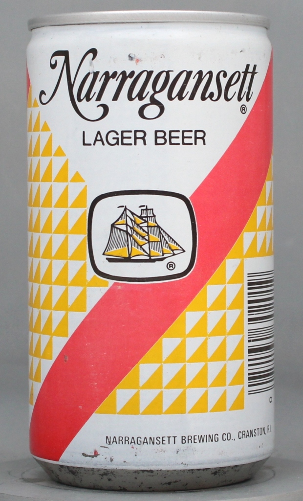 Narragansett Lager Beer 12 Oz Tab Top Can