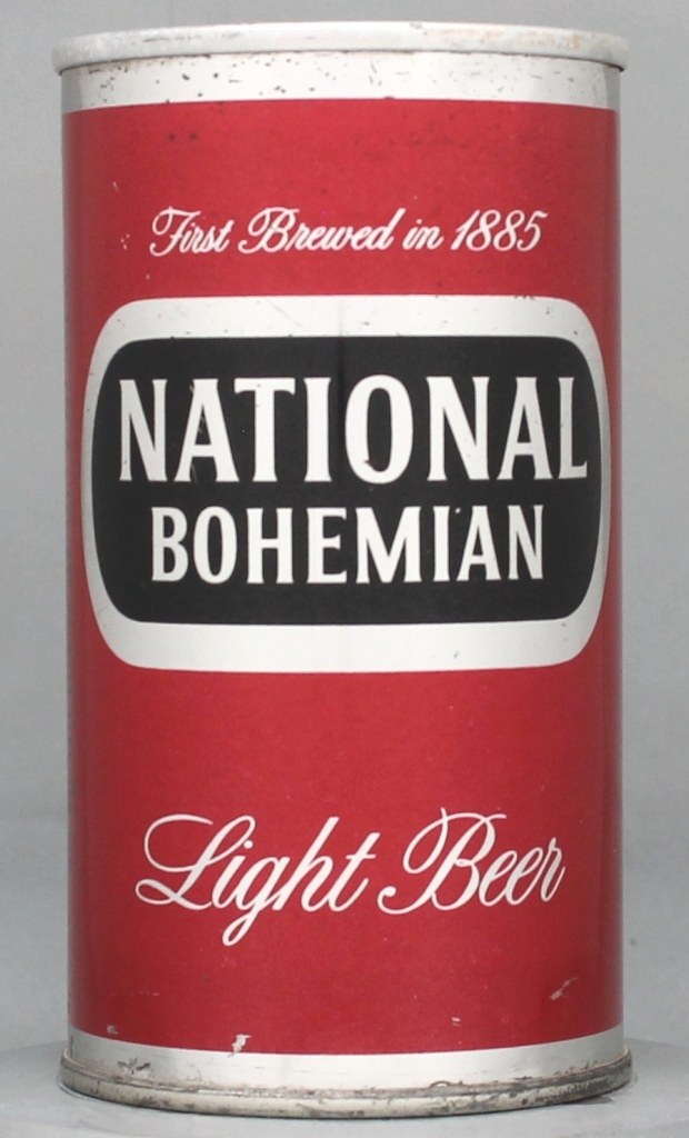 National Bohemian Light Beer 12 Oz Zip Top Can