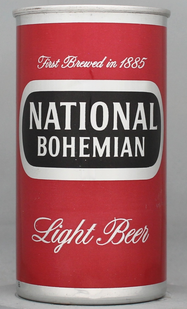 National Bohemian Light Beer 12 Oz Zip Top Can
