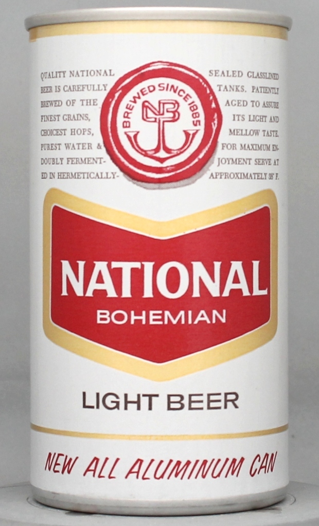 National Bohemian Light Beer 12 Oz Tab Top Can