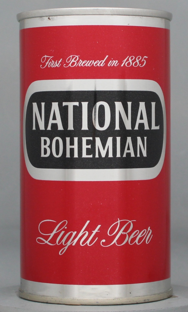 National Bohemian Light Beer 12 Oz Zip Top Can