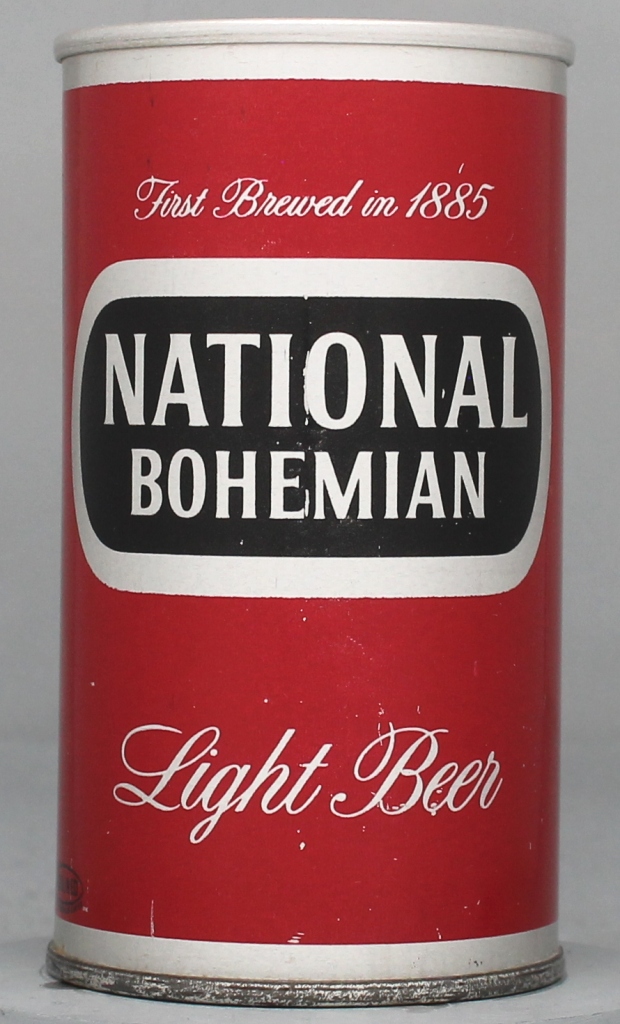 National Bohemian Light Beer 12 Oz Zip Top Can