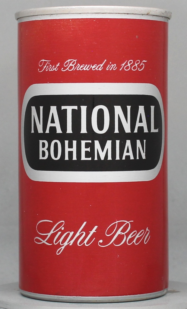 National Bohemian Light Beer 12 Oz Zip Top Can