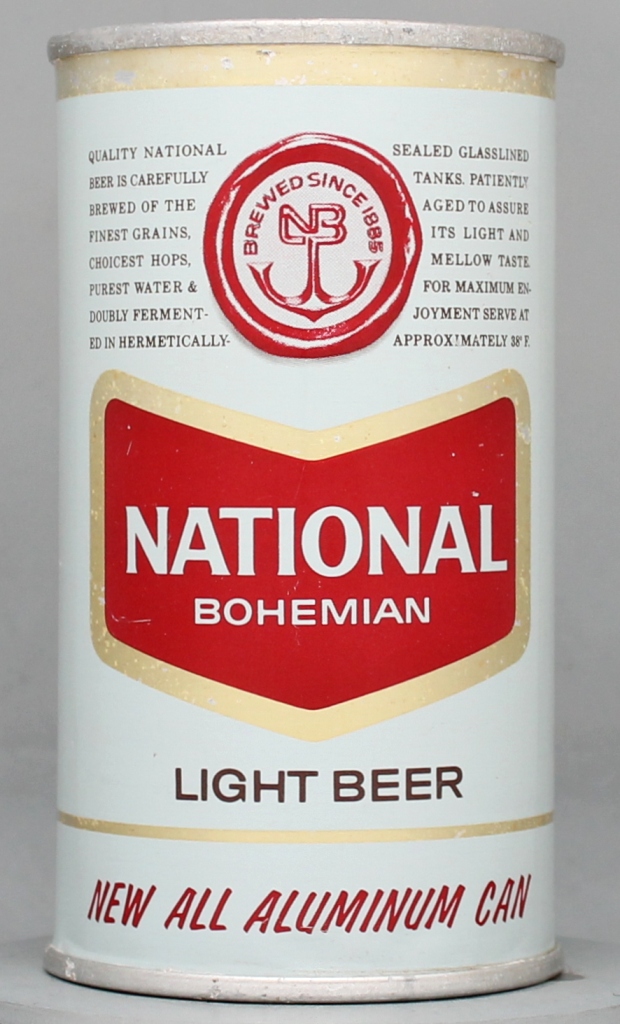 National Bohemian Light Beer 12 Oz Zip Top Can
