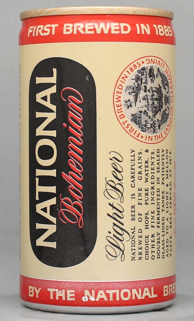 National Bohemian Light Beer 12 Oz Tab Top Can