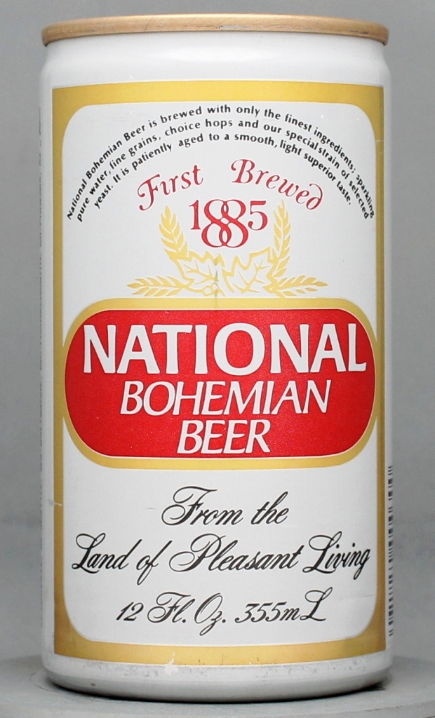 National Bohemian Beer 12 Oz Tab Top Can