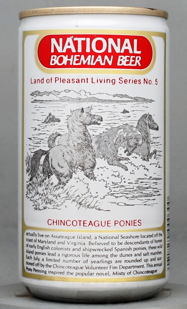 National Bohemian Beer 12 Oz Tab/Stay Top Can