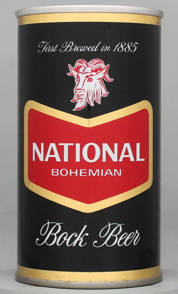 National Bohemian Bock 12 Oz Tab Top Can