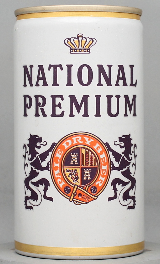 National Premium Pale Dry Beer 12 Oz Tab Top Can
