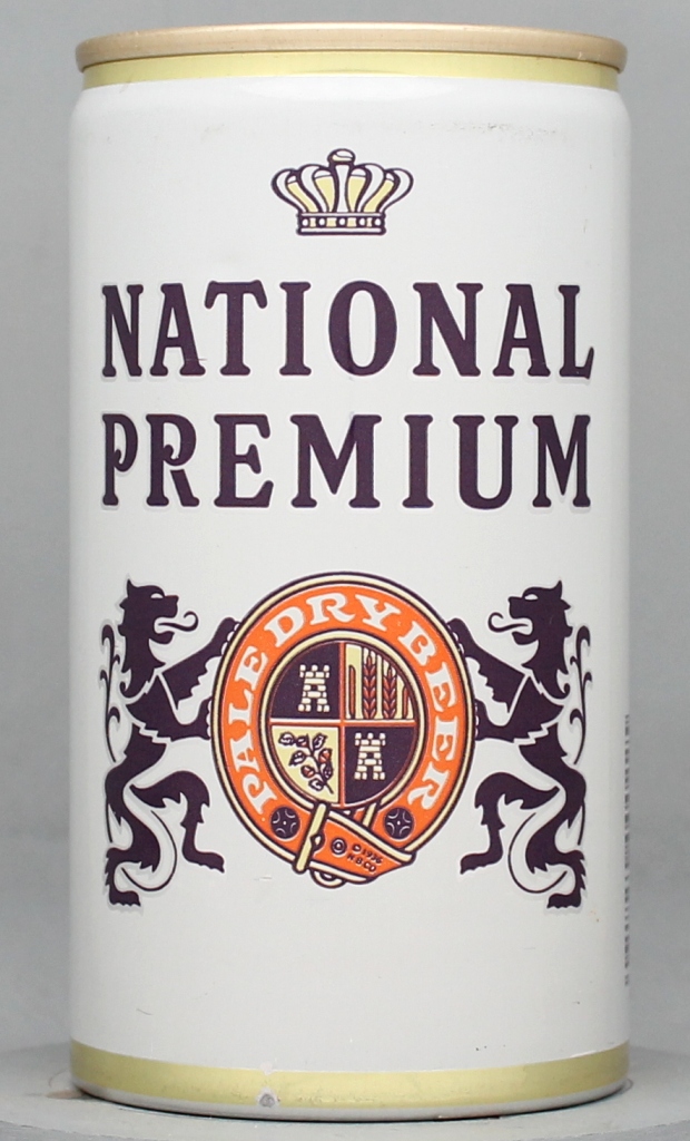 National Premium Pale Dry Beer 12 Oz Tab Top Can