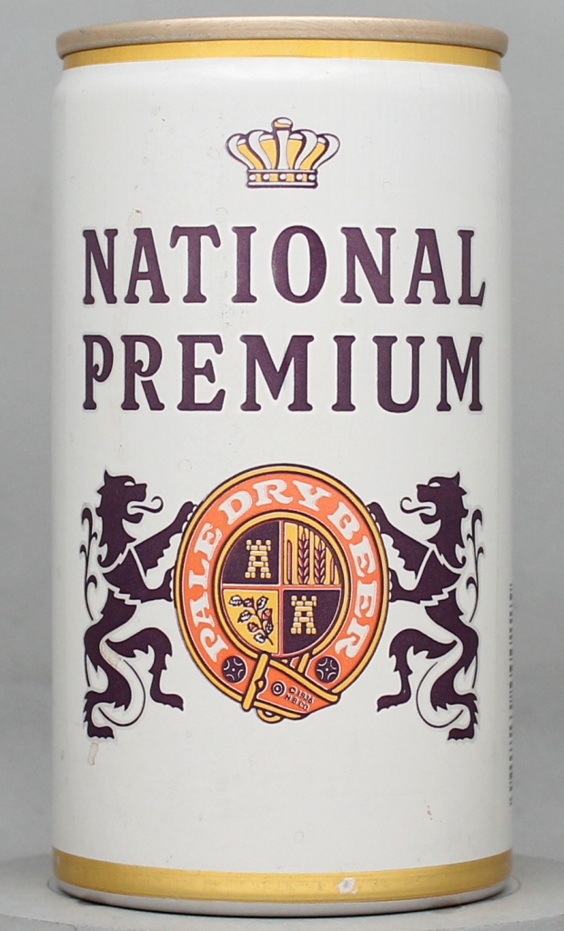 National Premium Beer 12 Oz Tab Top Can