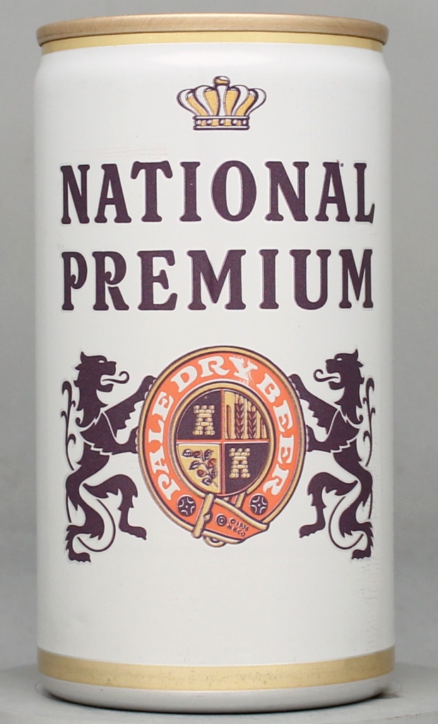 National Premium Pale Dry Beer 12 Oz Tab Top Can