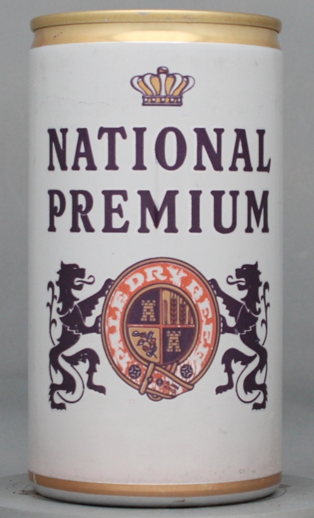 National Premium Beer 12 Oz Tab Top Can