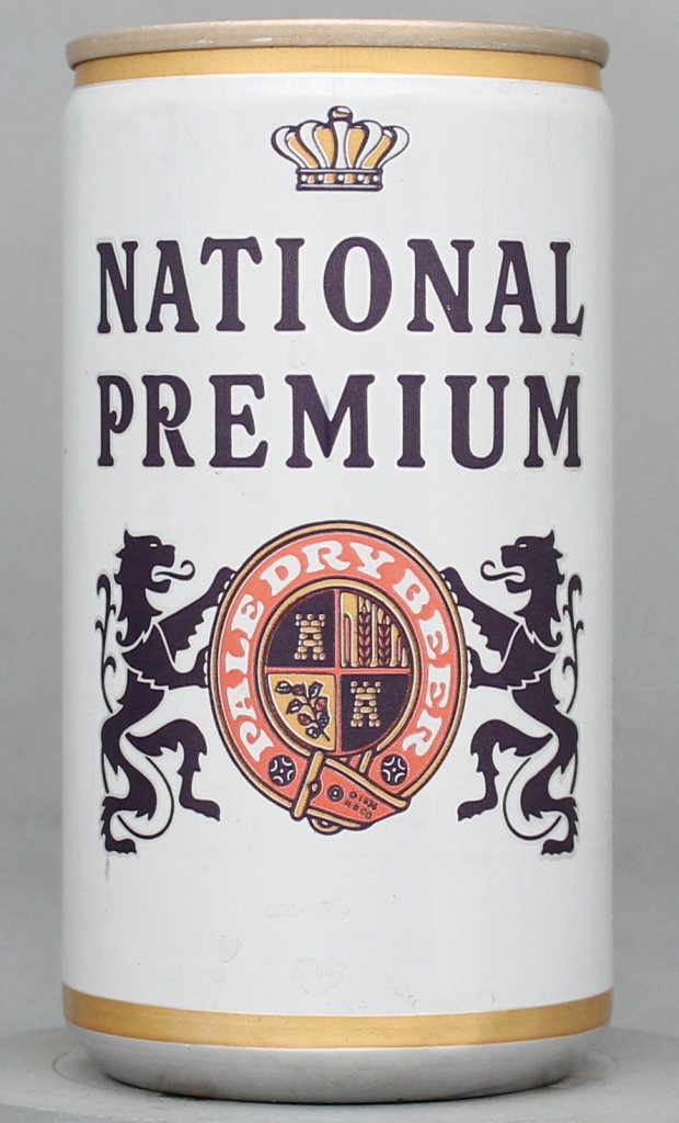 National Premium Pale Dry Beer 12 Oz Tab Top Can