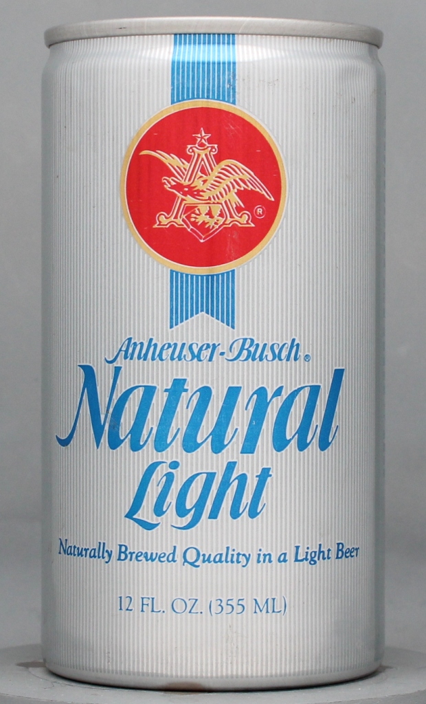 Anheuser-busch Natural Light Beer 12 Oz Tab Top Can