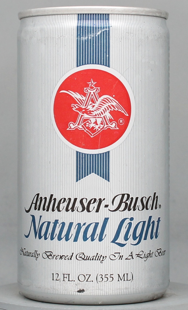 Anheuser-busch Natural Light Beer 12 Oz Tab Top Can