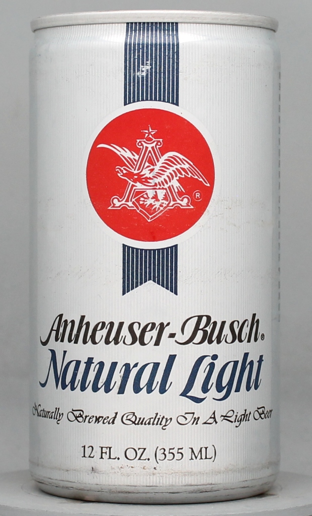 Anheuser-busch Natural Light Beer 12 Oz Tab Top Can