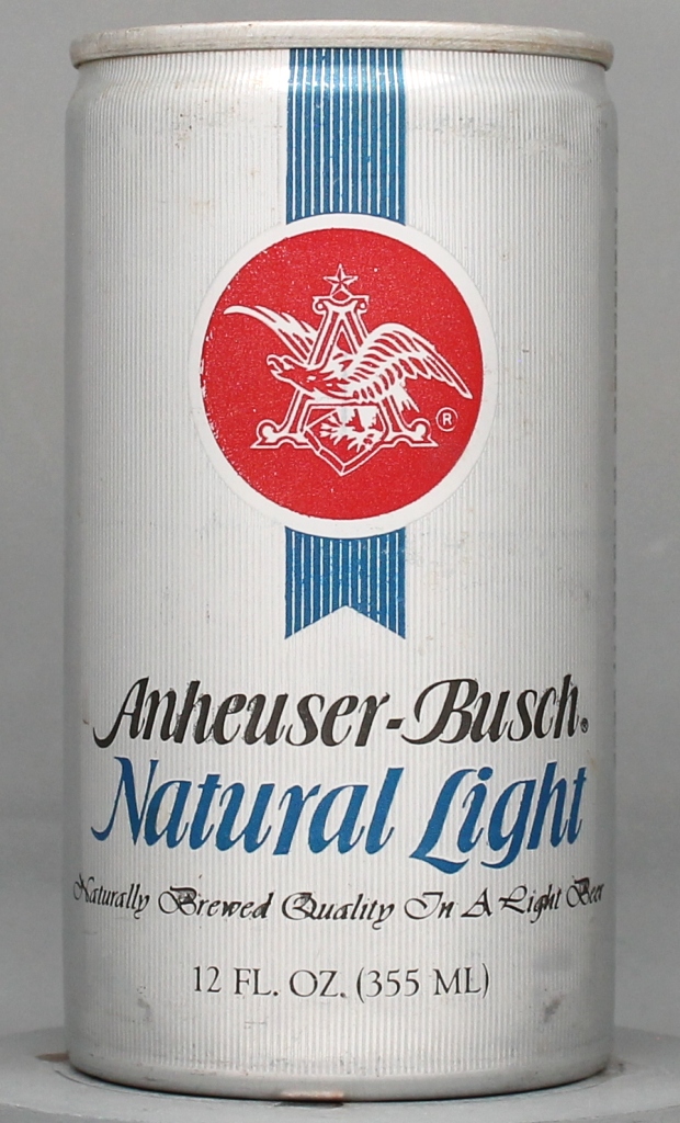 Natural Light, Anheuser-busch Beer 12 Oz Tab Top Can