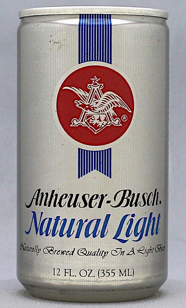 Anheuser-busch Natural Light Beer 12 Oz Tab Top Can