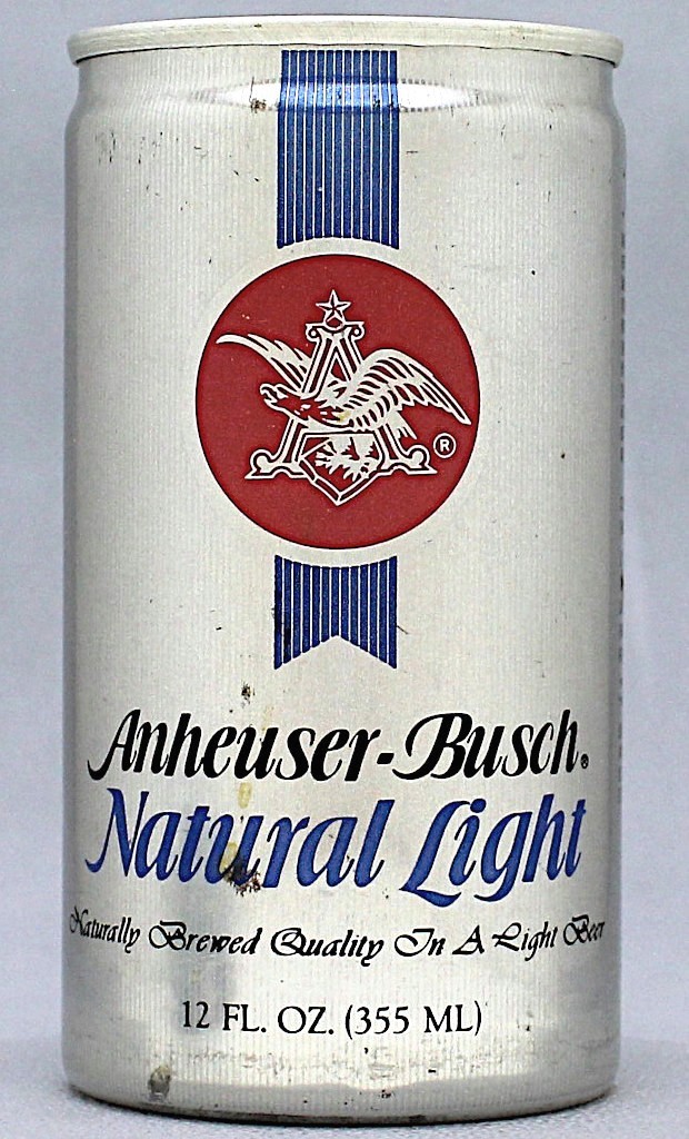Natural Light, Anheuser-busch Beer 12 Oz Tab Top Can