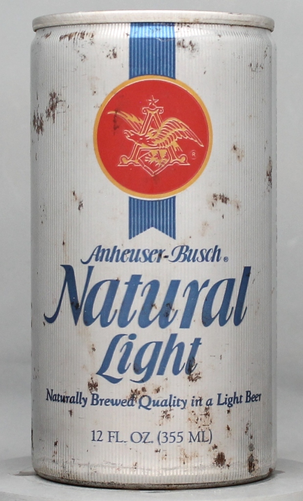 Anheuser-busch Natural Light Beer 12 Oz Tab Top Can