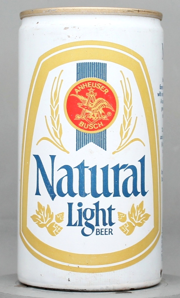 Natural Light Beer 12 Oz Tab Top Can