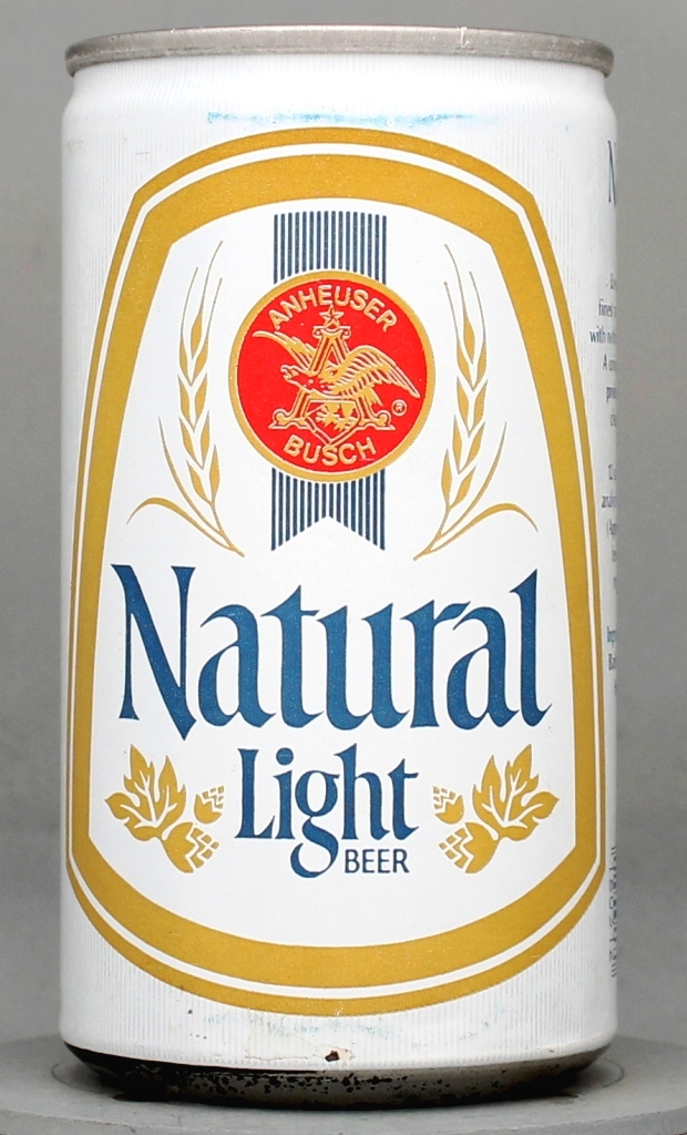 Natural Light Beer 12 Oz Tab Top Can