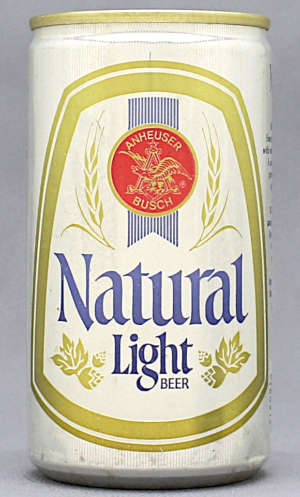 Natural Light Beer 12 Oz Tab Top Can