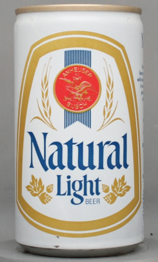 Natural Light Beer 12 Oz Tab Top Can