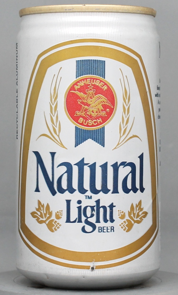 Natural Light Beer 12 Oz Tab/Stay Top Can