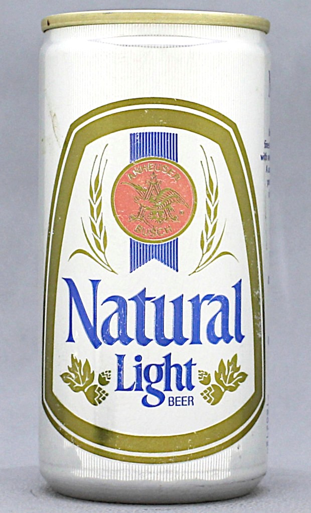 Natural Light Beer 10 Oz Tab Top Can