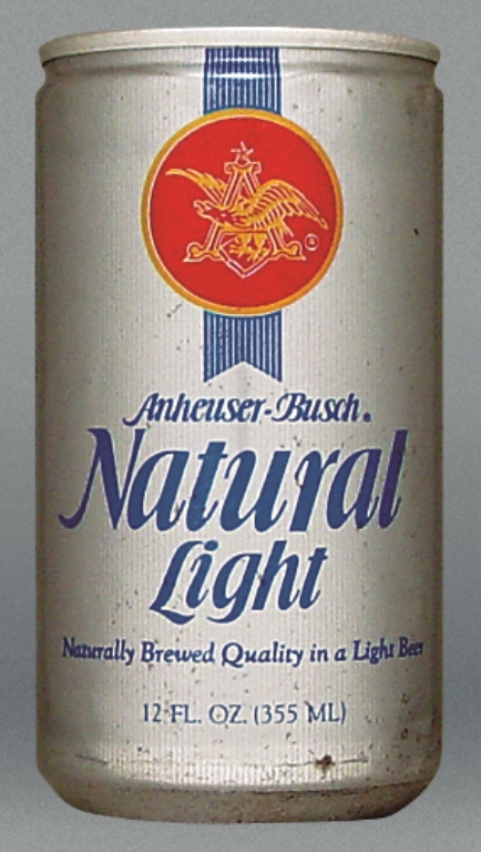 Anheuser-busch Natural Light Beer 12 Oz Tab Top Can