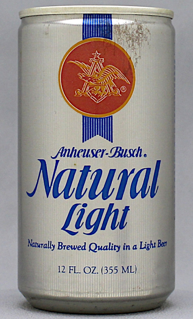 Anheuser-busch Natural Light Beer 12 Oz Tab Top Can