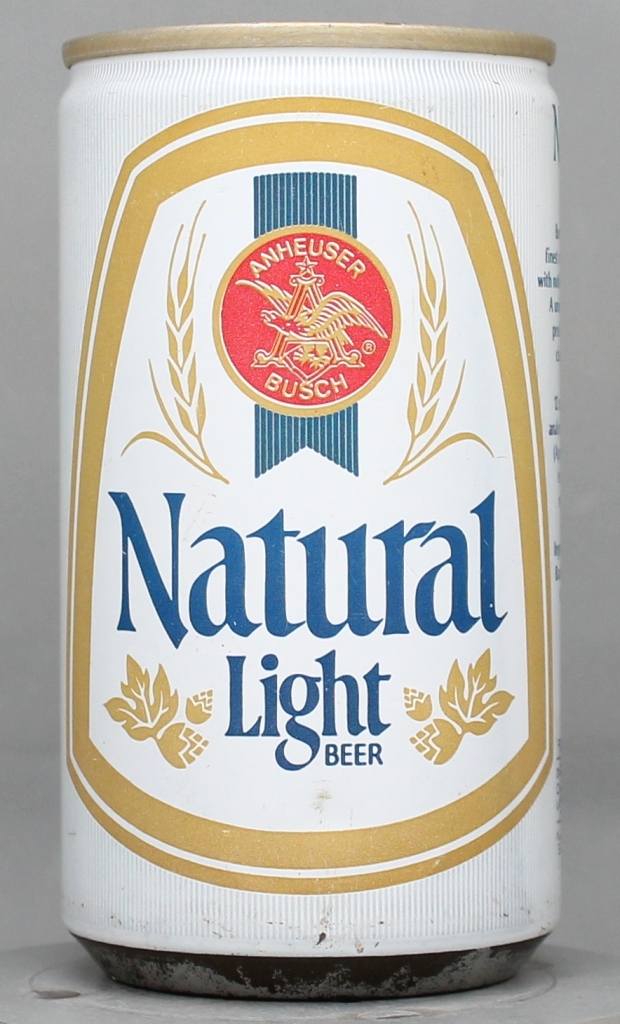 Natural Light Beer 12 Oz Tab Top Can