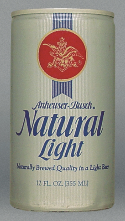 Anheuser-busch Natural Light Beer 12 Oz Tab Top Can