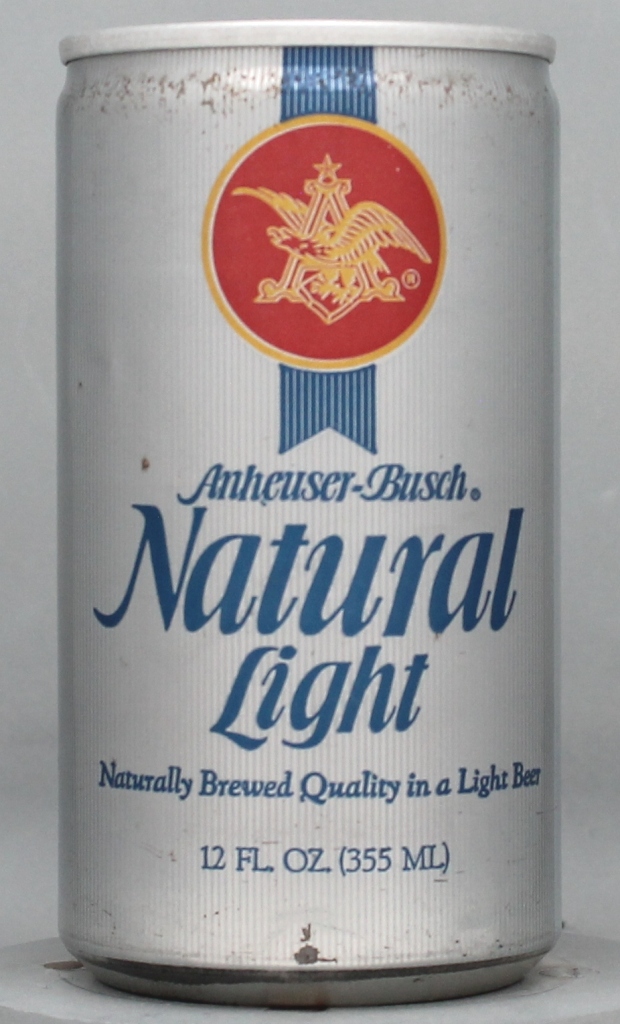 Anheuser-busch Natural Light Beer 12 Oz Tab Top Can