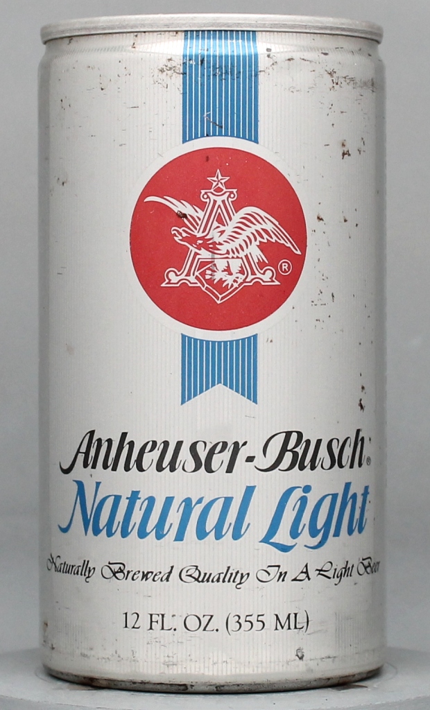 Natural Light, Anheuser-busch Beer 12 Oz Tab Top Can