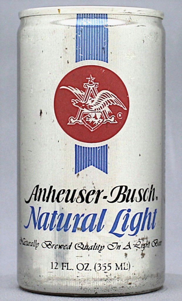 Natural Light, Anheuser-busch Beer 12 Oz Tab Top Can