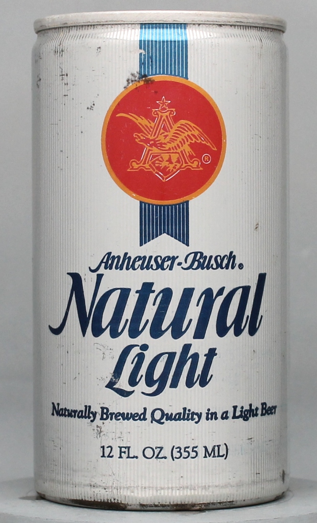 Natural Light, Anheuser-busch Beer 12 Oz Tab/Stay Top Can