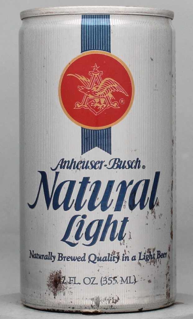 Natural Light, Anheuser-busch Beer 12 Oz Tab Top Can